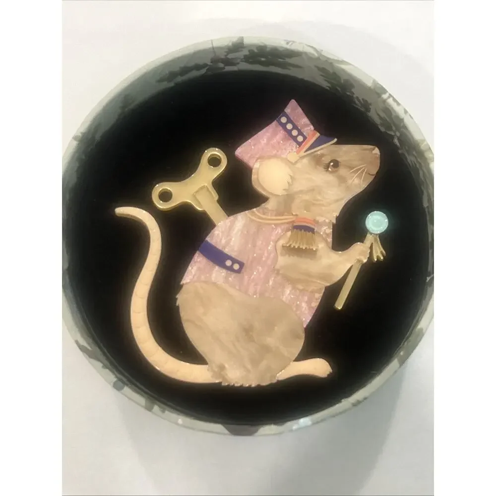 Erstwilder Brooch - Enid Blyton/Fleur Harris - Clockwork Mouse BNIB
